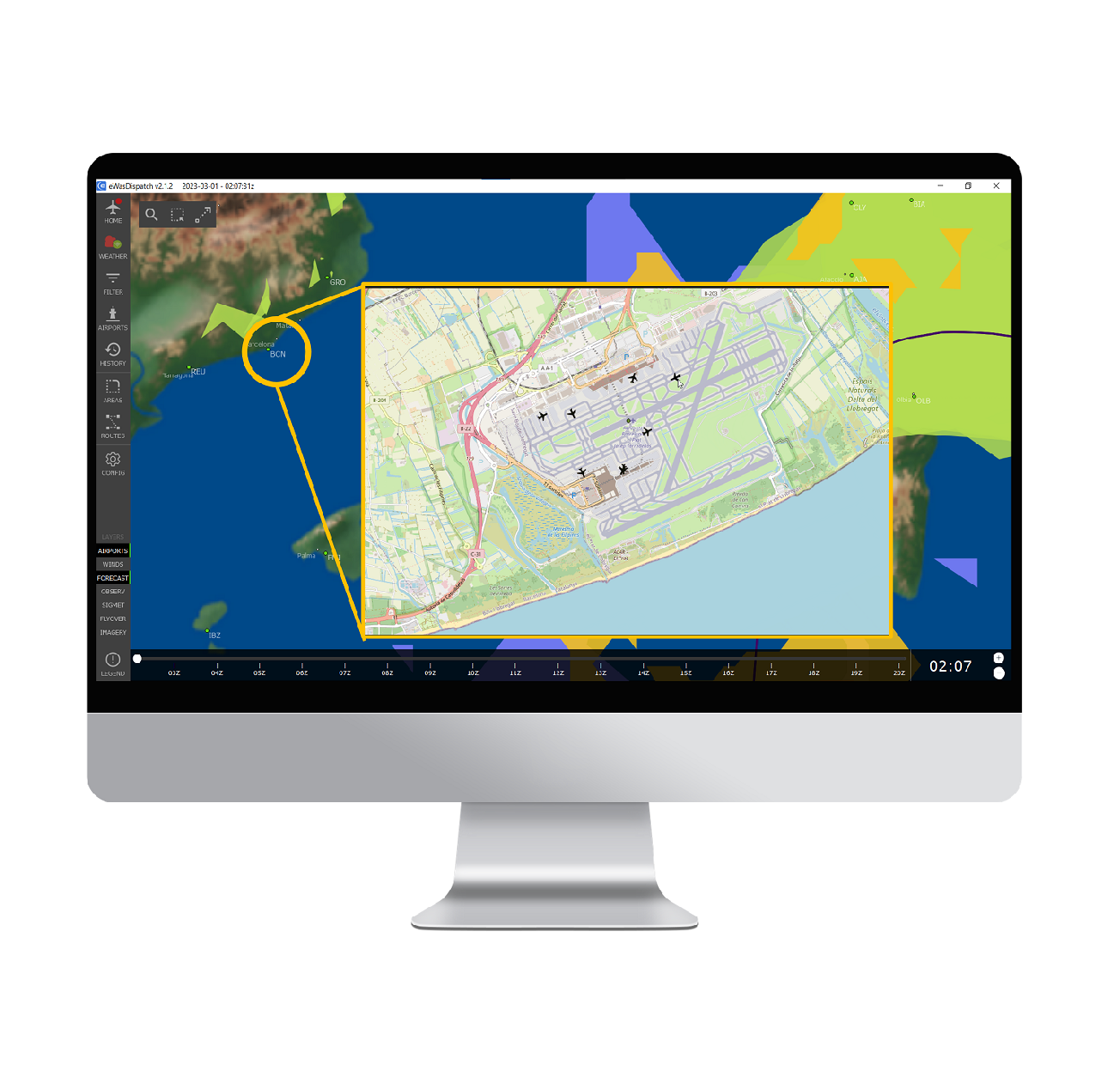 Airport approaches & surface tracking